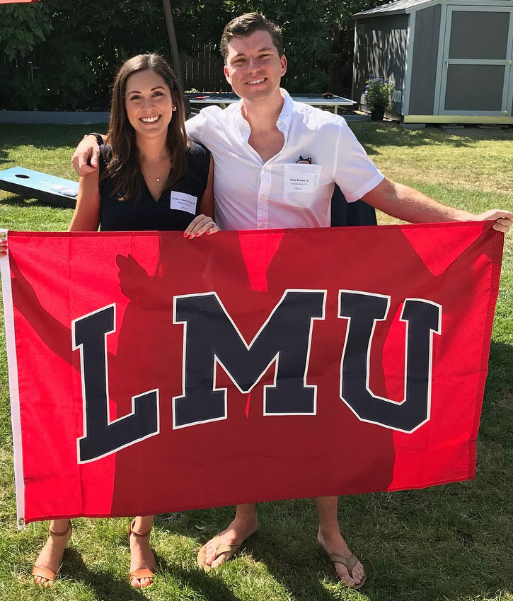 LMU Regional Ambassadors Kelley ’11 and Matt Brown ’11